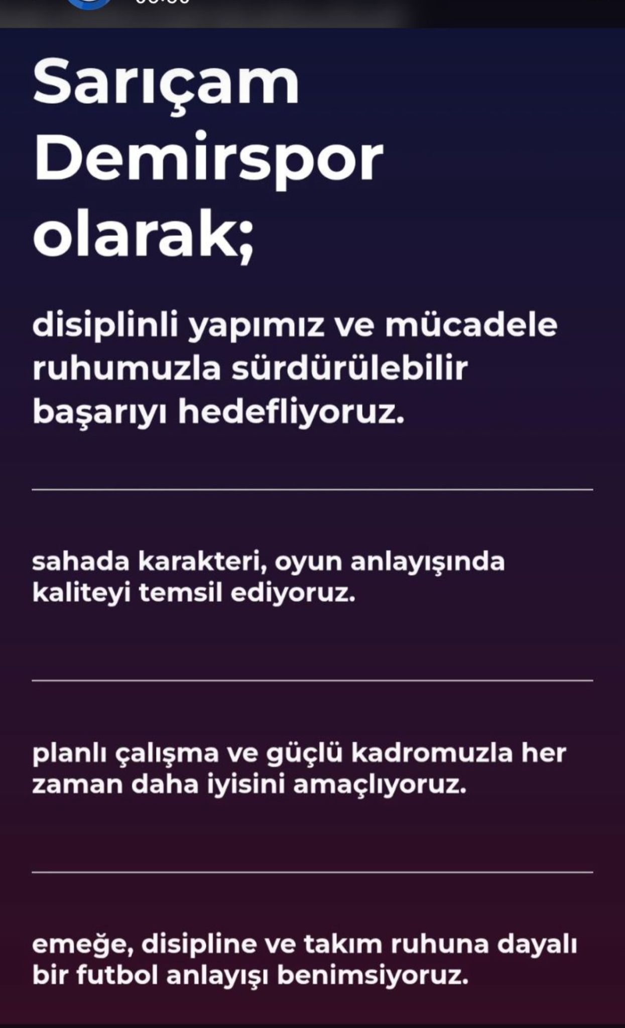 Futbol anlayışımız